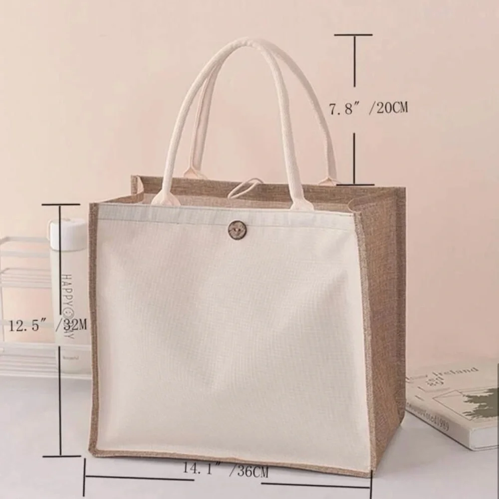 Linen Purse, Tote Bag, Grocery Bag,